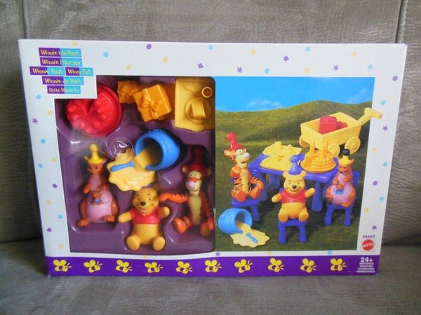 Winnie The Pooh Party Playset Winnie Tigger Kanga & Roo