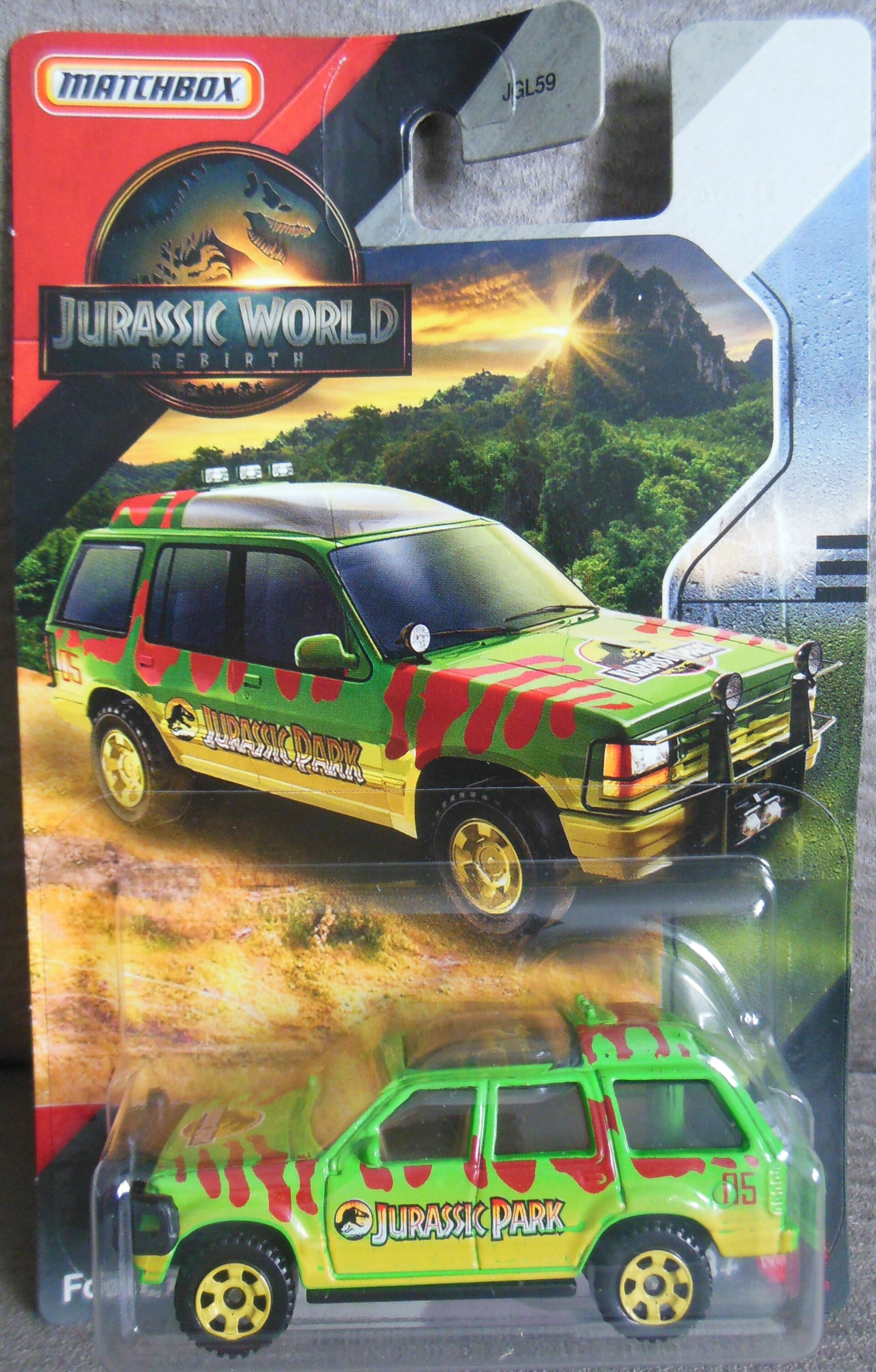 Jurassic World Ford Explorer (#5) Matchbox