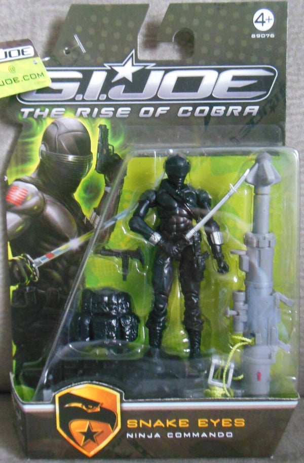 G.I. Joe The Rise Of The Cobra Snake Eyes Ninja Commando