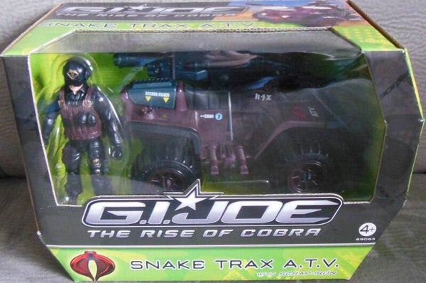 G.I. Joe The Rise Of The Cobra Snake Trax A.T.V.