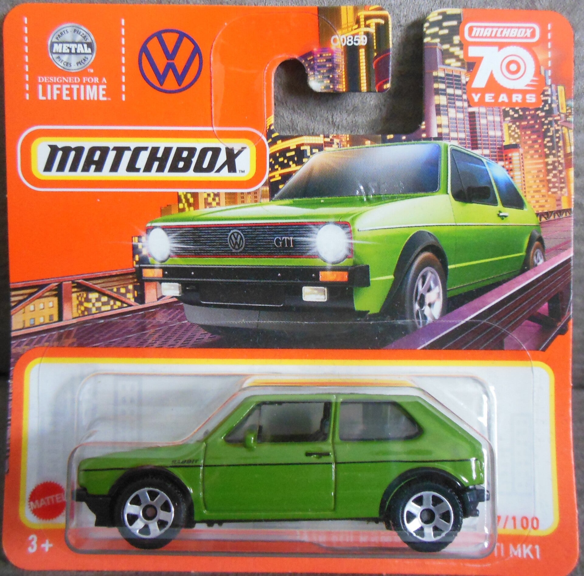 Matchbox 1976 Volkswagen Golf GTI MK1 HLC96-LA10
