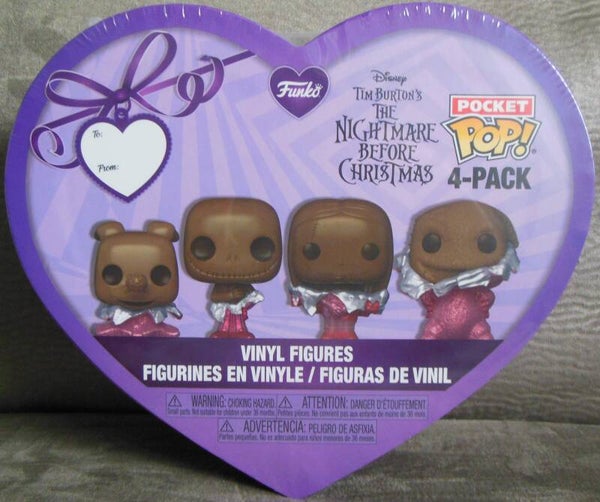 Nightmare Before Christmas Funko 4 Pack Pocket Pop
