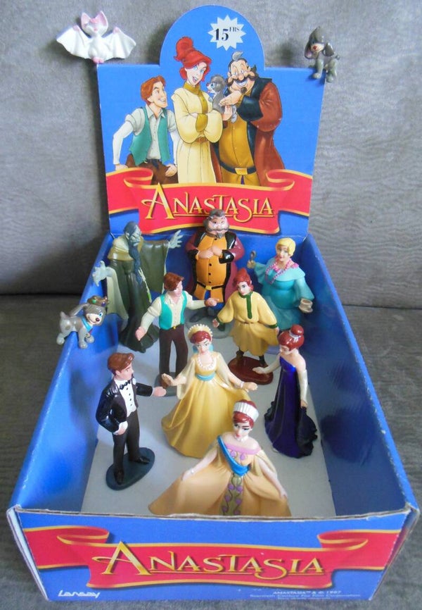 Anastasia Complete Set Of 12 Figures & Store Display