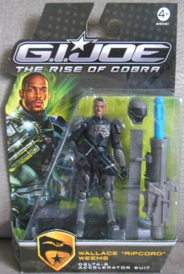 G.I. Joe The Rise Of The Cobra Wallace Ripcord Weems Delta-6 Accelerator Suite
