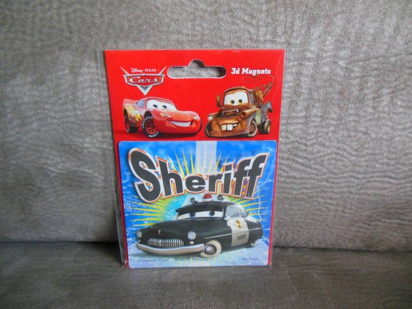Cars Sheriff 3D Magnet