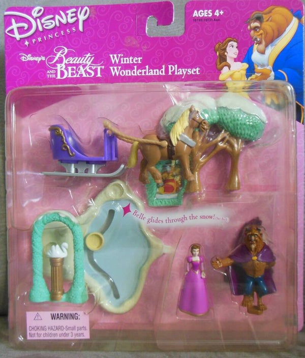 Beauty And The Beast Winter Wonderland Playset