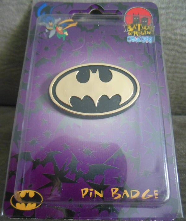 Batman & Robin Carnival Capers Safety Pin Badge