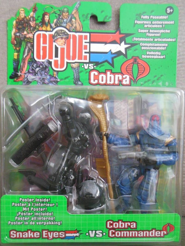 G.I. Joe vs Cobra Snake Eyes vs Cobra Commander