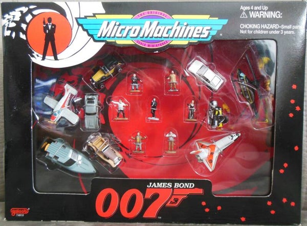 James Bond Micro Machines Goldfinger Moonraker & The Spy Who Loved Me
