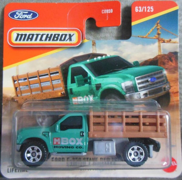 Matchbox Ford F-350 Stake Bed Truck JHN97 63/125