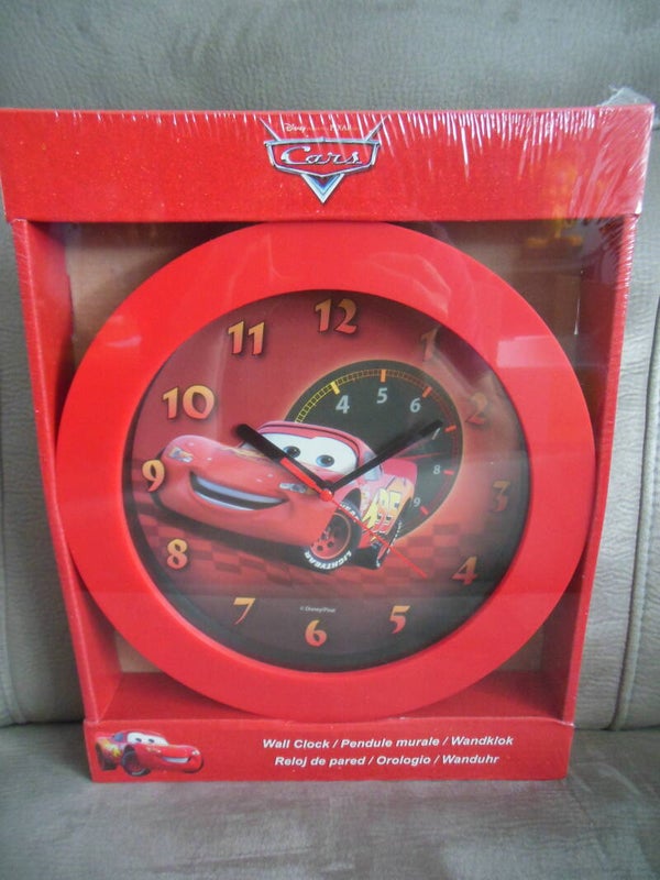 Cars Lightning McQueen Wall Clock