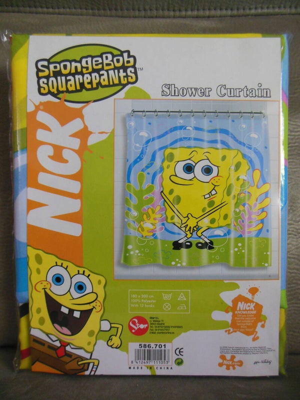 Spongebob Shower Curtain