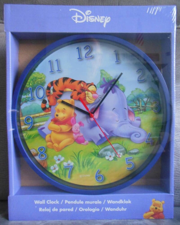 Winnie The Pooh Tigger Winnie Piglet & Heffalump Wall Clock