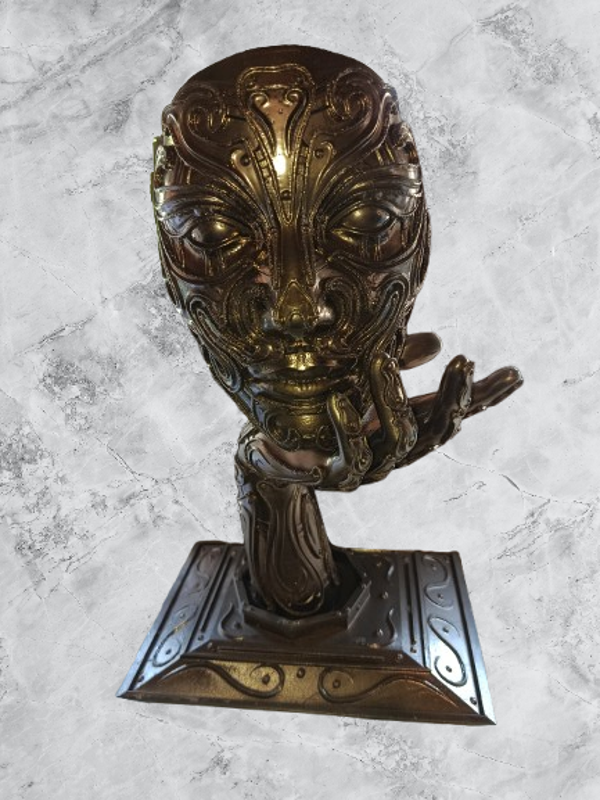 Sculpture Artistique Visage et Main