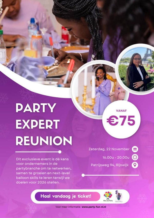 Party Expert Reunion - 22 november