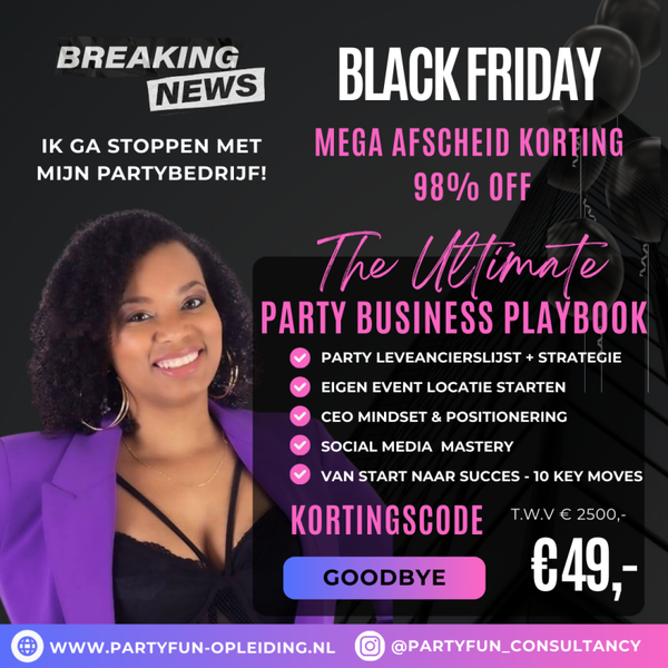 The Ultimate Party Business Playbook