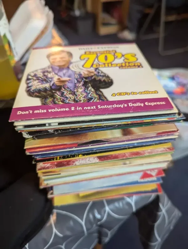 British Newspaper Promo CD Joblot Collection (56 CD's)