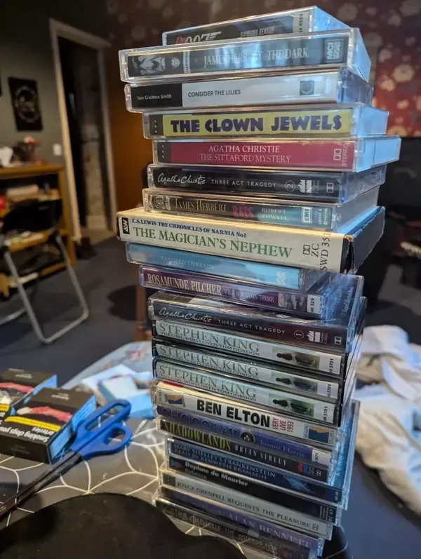 Audio Book Cassette Tape Joblot (19 Audio Books)