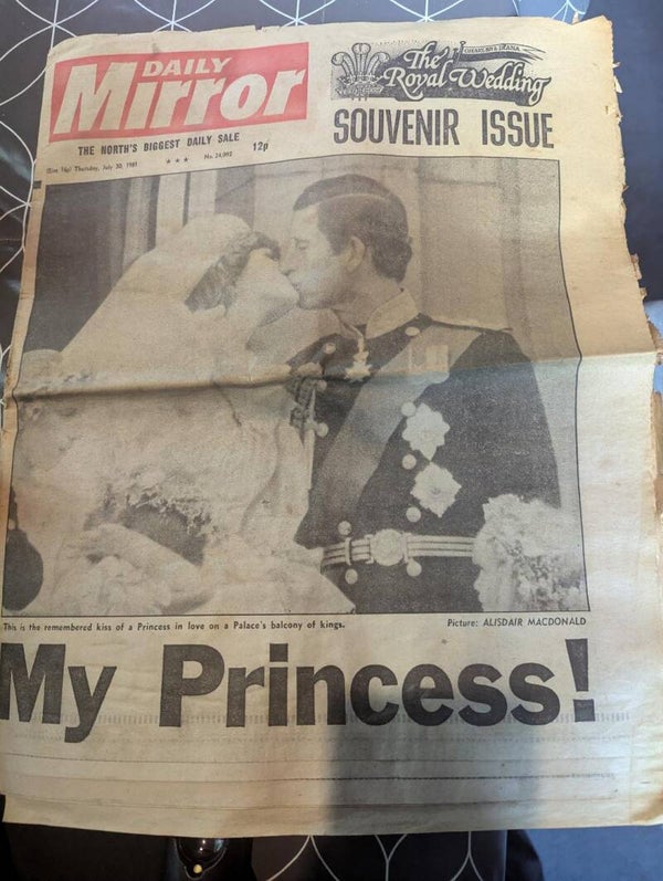 Daily Mirror The Royal Wedding Souvenir Issue 30/07/1981