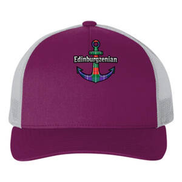 Burgundy & Light Grey - Edinburgzenian Snapback Trucker