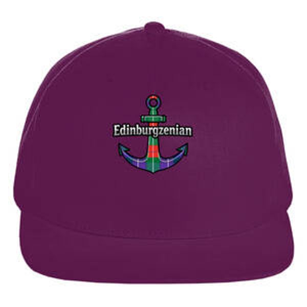 Burgundy - Edinburgzenian 5-Panel Snapback Rapper Cap