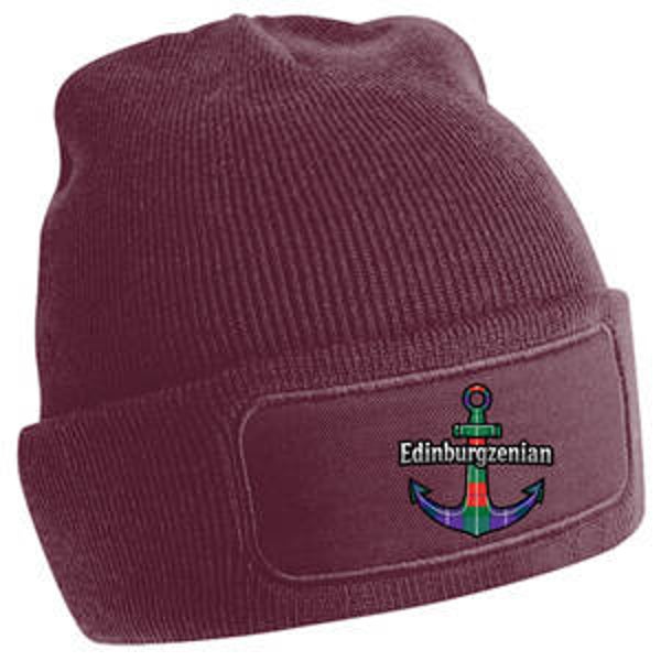 Burgundy - Edinburgzenian Original Patch Beanie