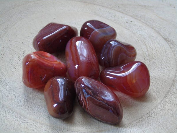 Agate rouge