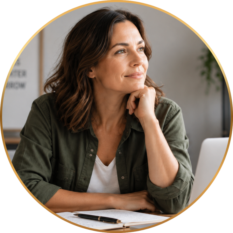 Small business owner gaining clarity about business priorities