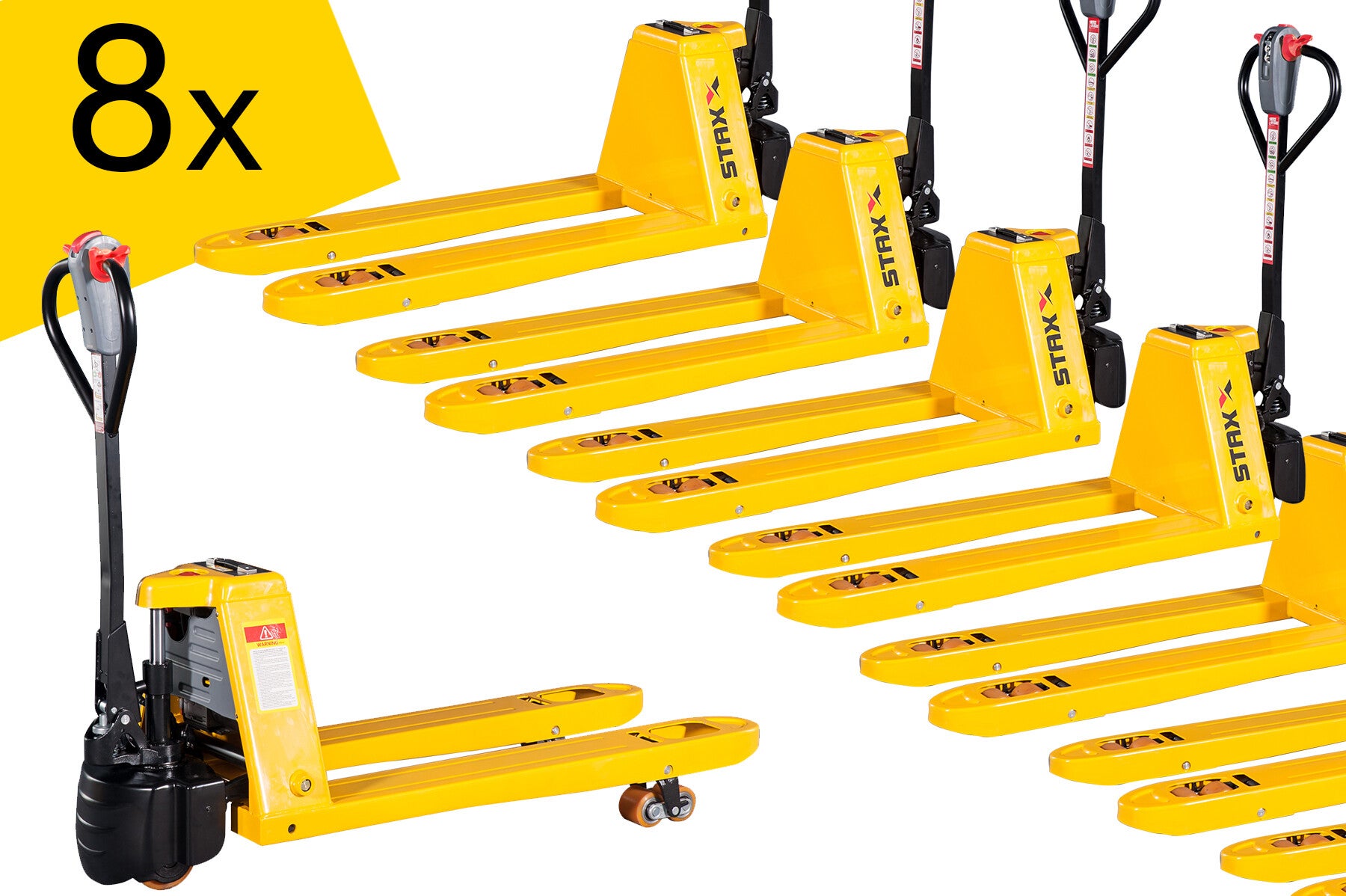 8x Staxx EPT20H Elektrische Palletwagen
