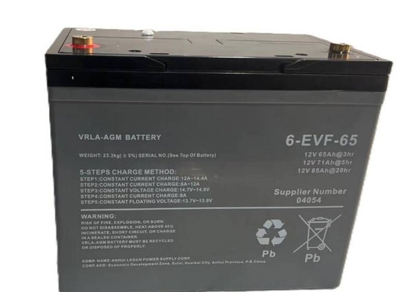 Staxx 2x12V: 24V / 71Ah AGM Deep-cycle Semi-tractie Accu