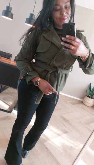 Jas Emy Groen