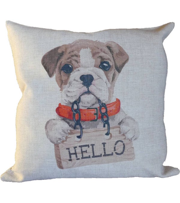linnenkussen hello bulldog