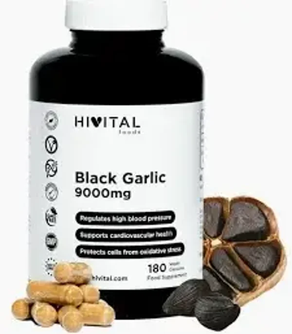 Ajo Negro 9000 mg |180 cápsulas veganas