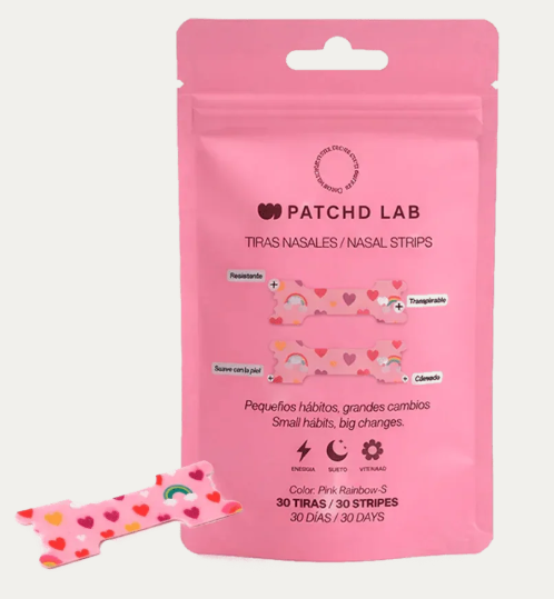 PATCHD LAB Tiras Nasales Kids Pink Rainbow