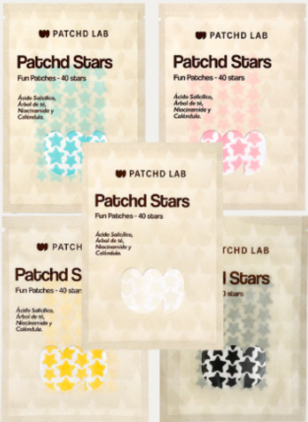 PATCHD Parches de Estellas (Colores Surtidos)