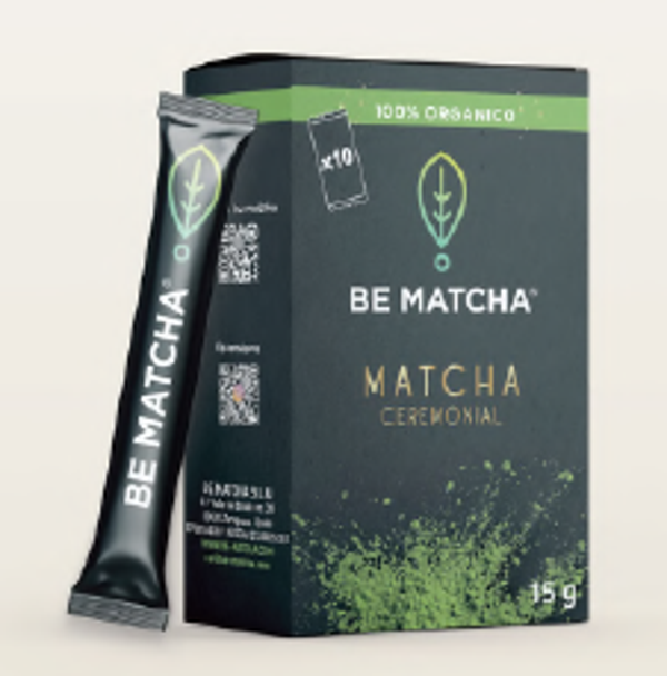 Be Matcha Té Matcha Ceremonial 15 Gramos x 10