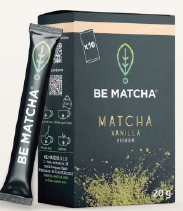 Be Matcha Té Matcha Premium Vainilla 20 Gramos x 10