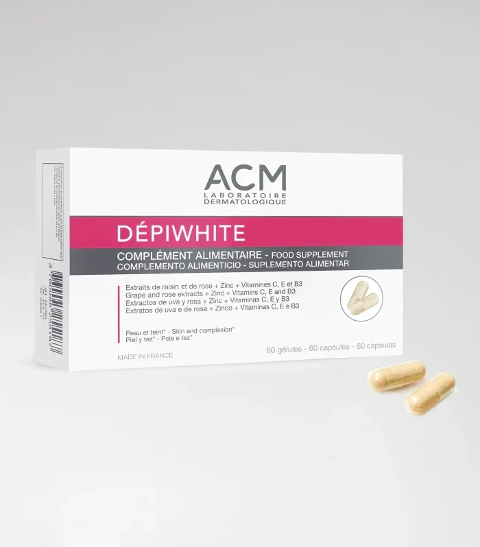 DÉPIWHITE Complemento alimenticio - 60 cápsulas (1 Mes)