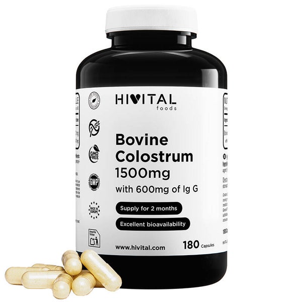 Calostro Bovino 1500 mg / 180 Cápsulas