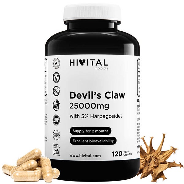 Harpagofito 25000 mg | 120 cápsulas veganas
