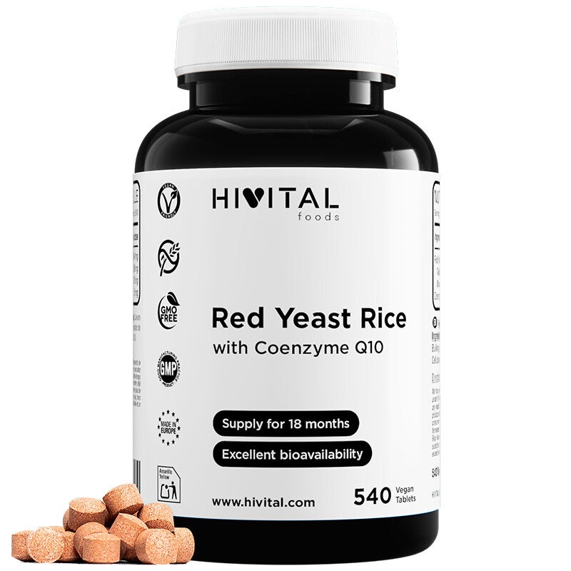 Levadura Roja de Arroz con Coenzima Q10 | 540 comprimidos