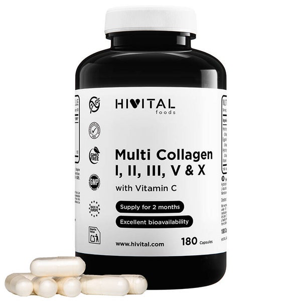 Multi Colágeno Hidrolizado | 180 cápsulas