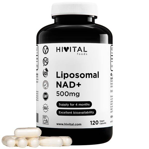 NAD + Liposomal 500 mg | 120 cápsulas veganas