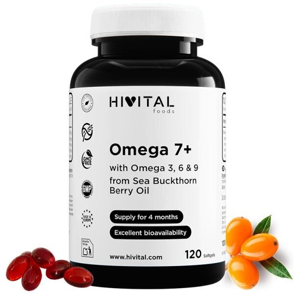 Omega 7 + Espino Amarillo 500 mg | 120 perlas