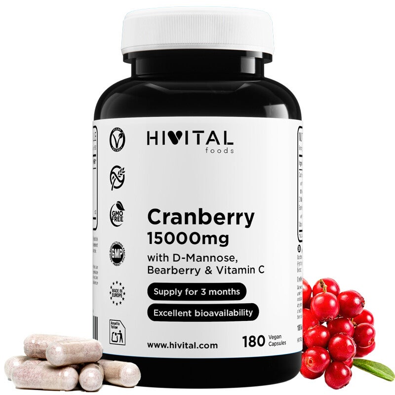 Arándano Rojo Americano 15000 mg | 180 cápsulas veganas
