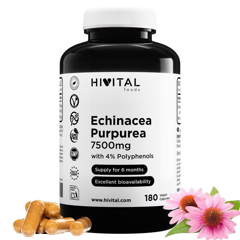 Equinacea Purpurea 7500 mg | 180 cápsulas veganas
