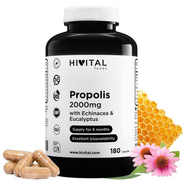 Própolis 2000 mg | 180 cápsulas veganas