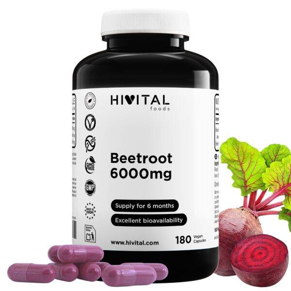 Remolacha 6000 mg | 180 cápsulas veganas