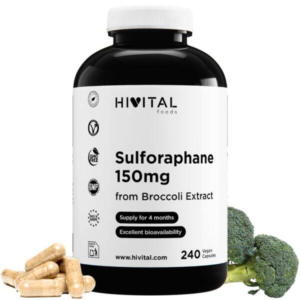 Sulforafano 150 MG | 240 cápsulas veganas