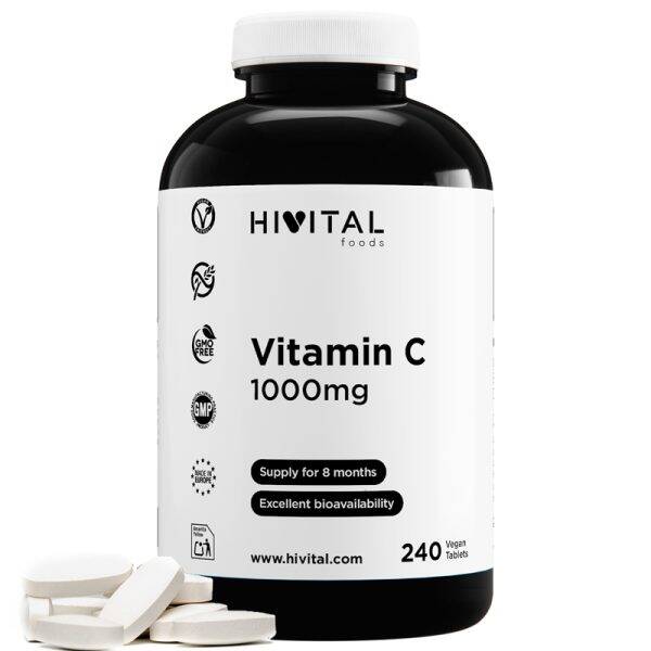 Vitamina C 1000 mg | 240 comprimidos veganos